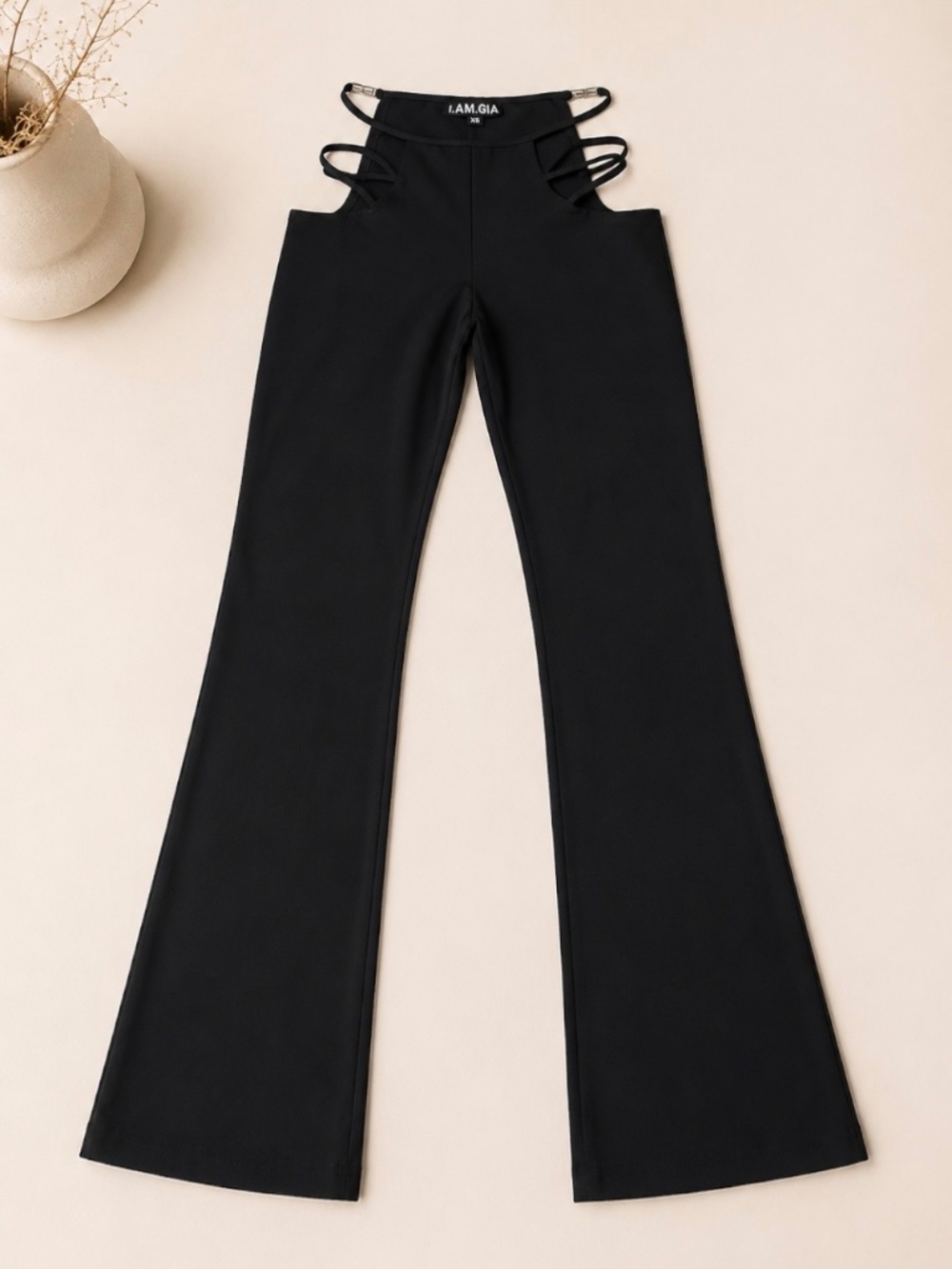 I.AM.GIA Cutout Flare Pants Size XS